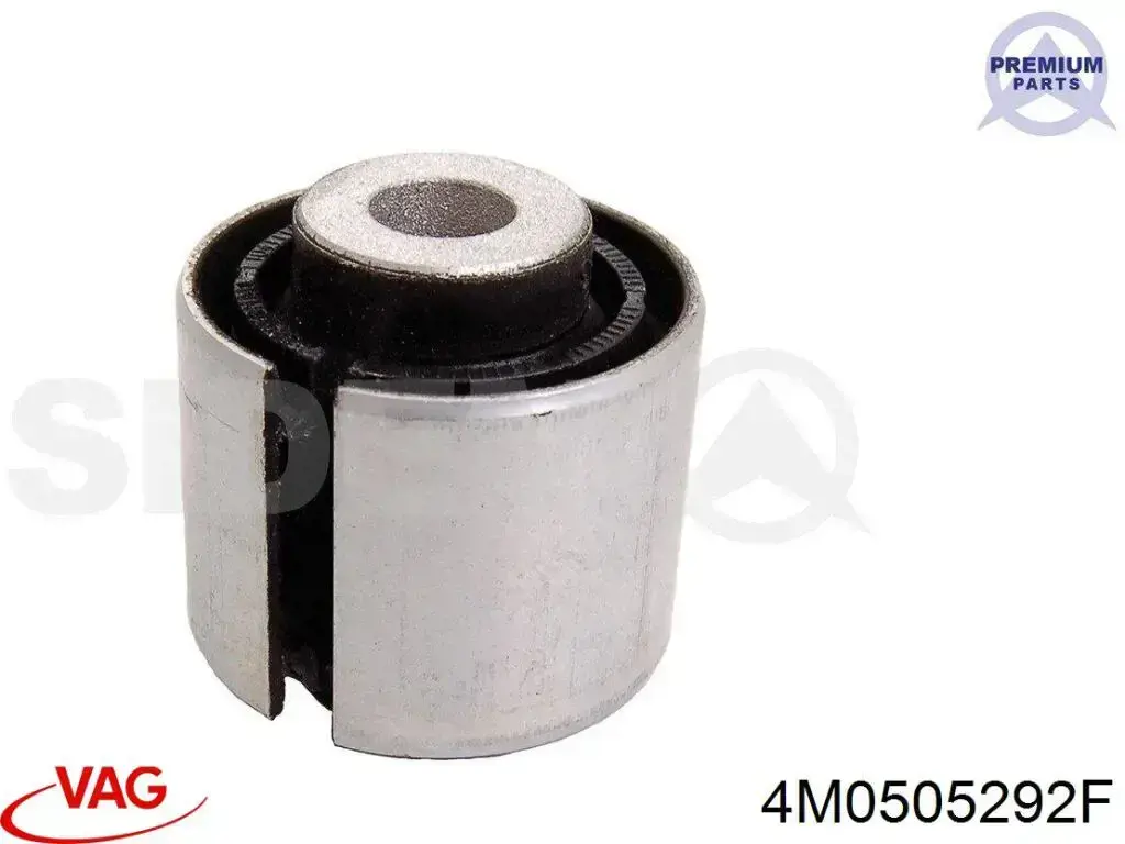 Brazo suspension (control) trasero inferior derecho 4M0505292F VAG/Audi