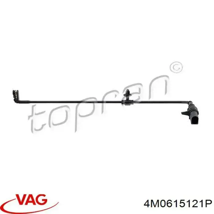 Задний датчик износа тормозных колодок VAG 4M0615121P