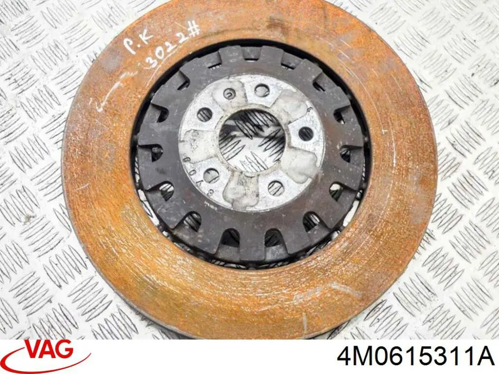 Щиток тормозного диска переднего левого VAG 4M0615311A цена, от 45.31 USD