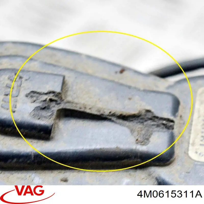 Купить 4M0615311A VAG Защита тормозного диска, переднего, левого