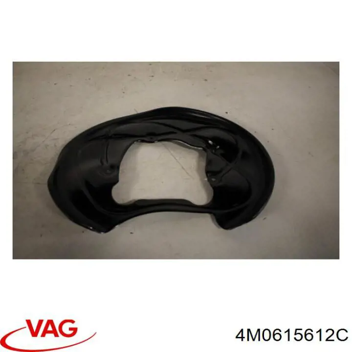 4M0615612C VAG proteção direita do freio de disco traseiro