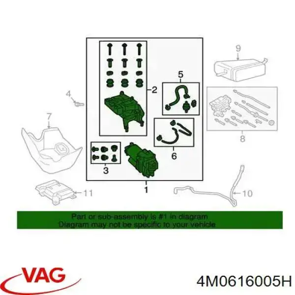 4M0616005H VAG compressor de bombeio pneumático (de amortecedores)