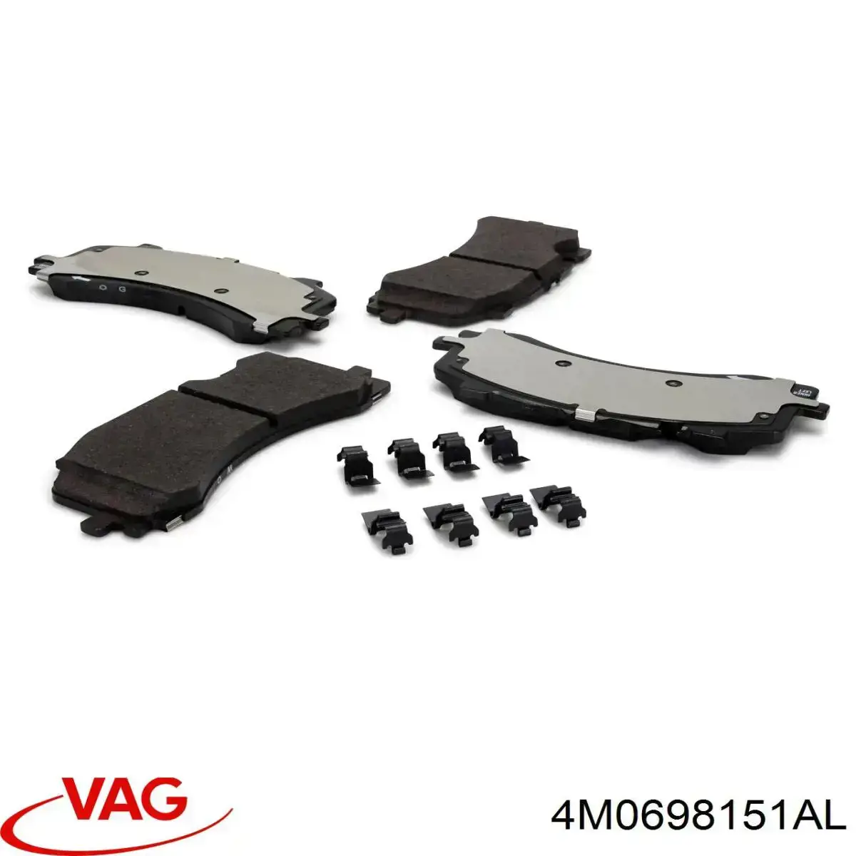 Купить 4M0698151AL VAG Колодки тормозные