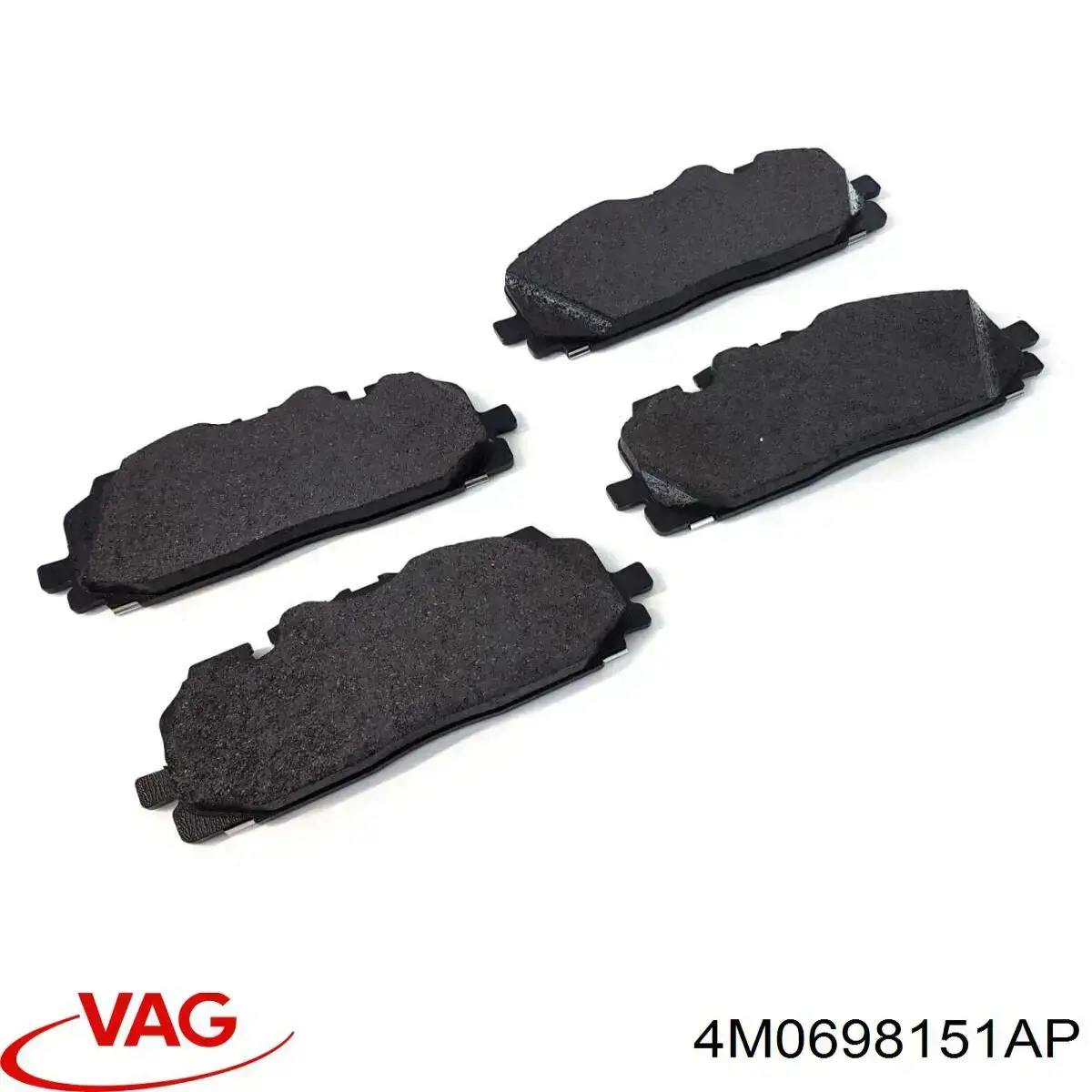4M0698151AP VAG Sapatas do freio dianteiras de disco