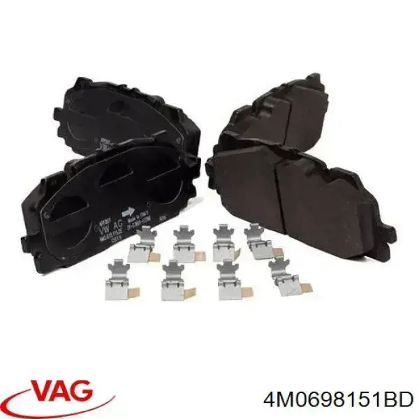 Купить 4M0698151BD VAG Колодки тормозные