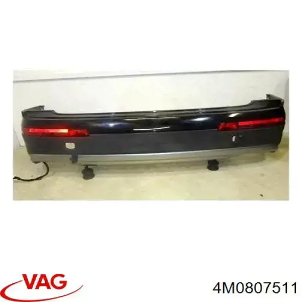 Верхняя часть заднего бампера 4M0807511 VAG