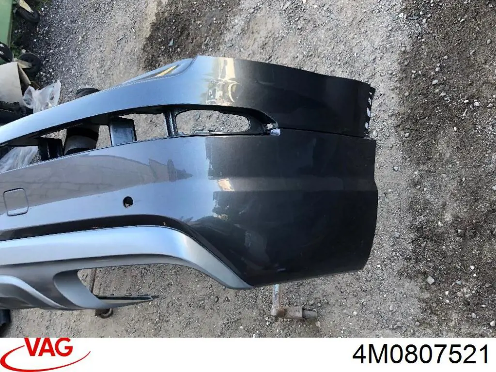 Спойлер заднего бампера 4M0807521 VAG