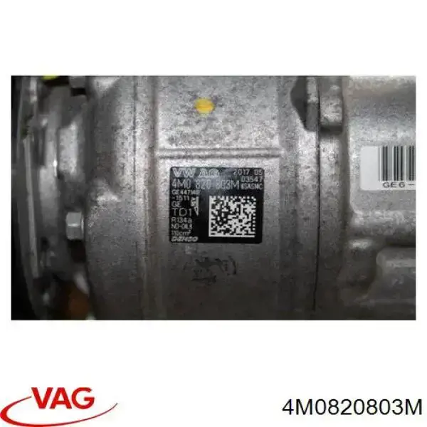 Компрессор системы кондиционирования Denso DCP02123 цена, от 416.20 USD