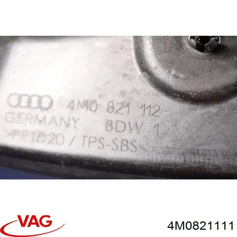 Купить 4M0821111 VAG Уплотнитель крыла