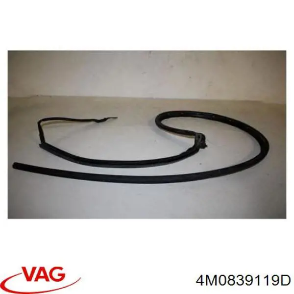 4M0839119D VAG Уплотнитель накладки порога передний