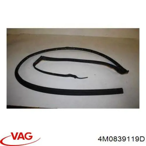 Уплотнитель накладки порога передний левый VAG 4M0839119D цена, от 25.34 USD
