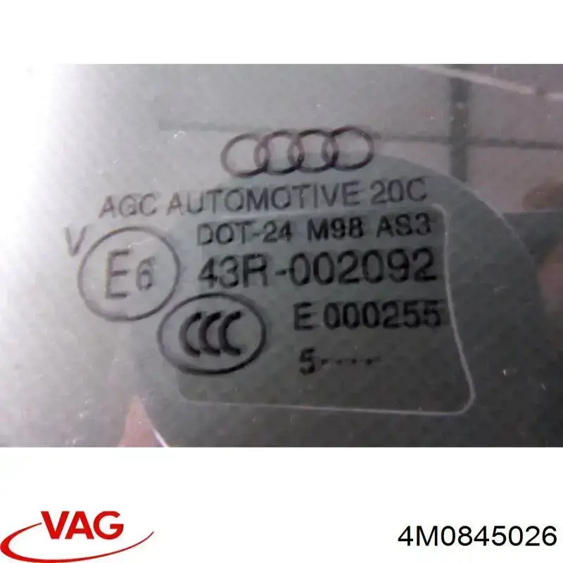 Окно задней двери XYG GS1217D304 цена, от 25.68 USD