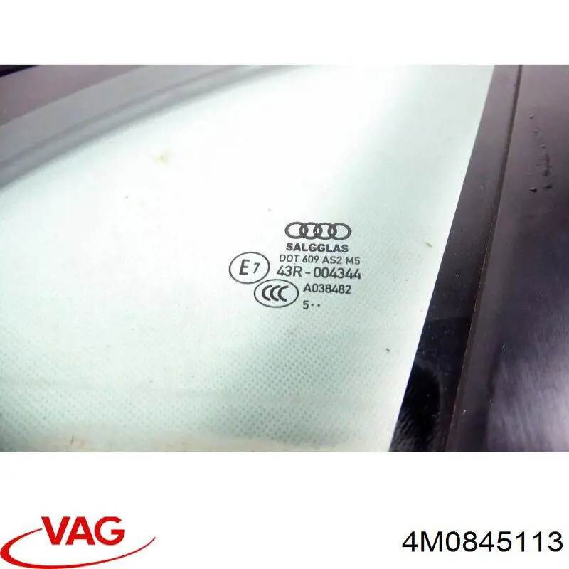 Стекло треугольное двери передней левой VAG 4M0845113 цена, от 12.67 USD