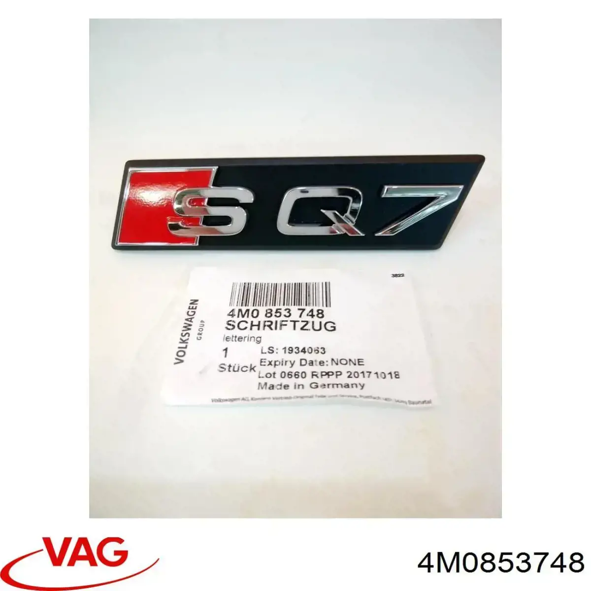  VAG 4M0853748 цена, от 30.31 USD
