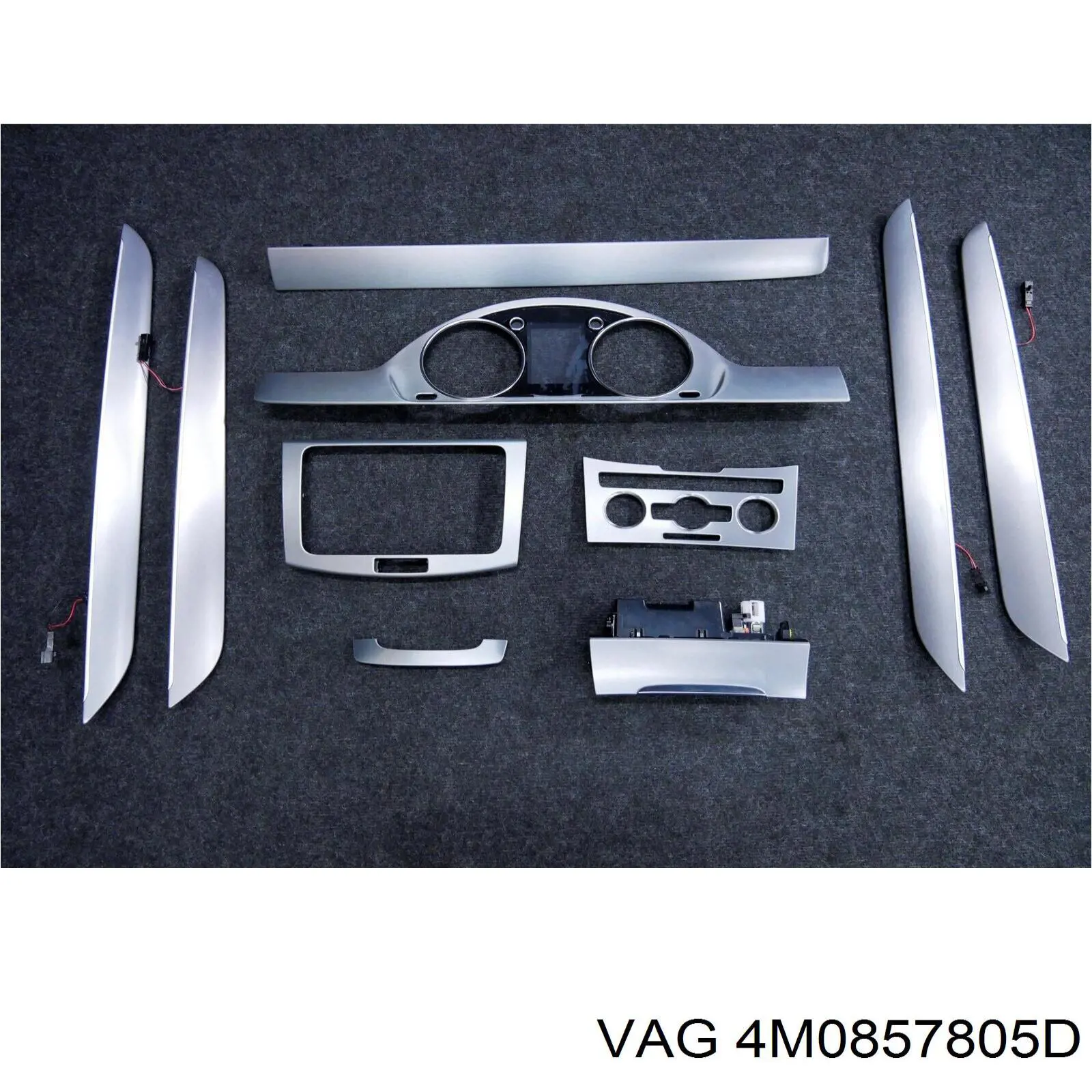 4M0857805DGWQ VAG Ремень безопасности задний левый