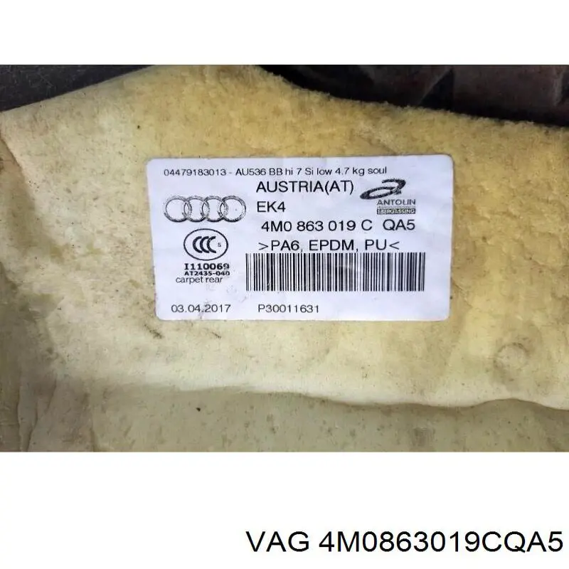  4M0863019CQA5 VAG