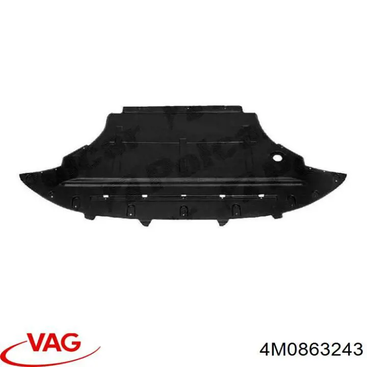 Консоль панели управления центральная VAG 4M0863243