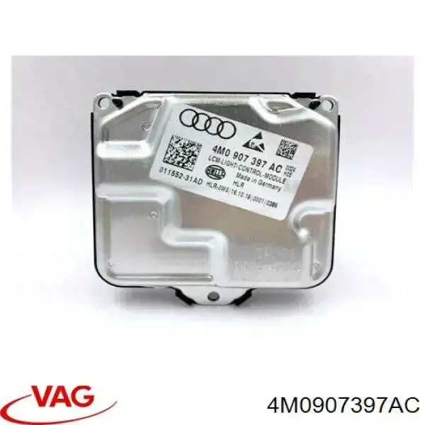 Модуль управления (ЭБУ) светом фар 4M0907397AC VAG