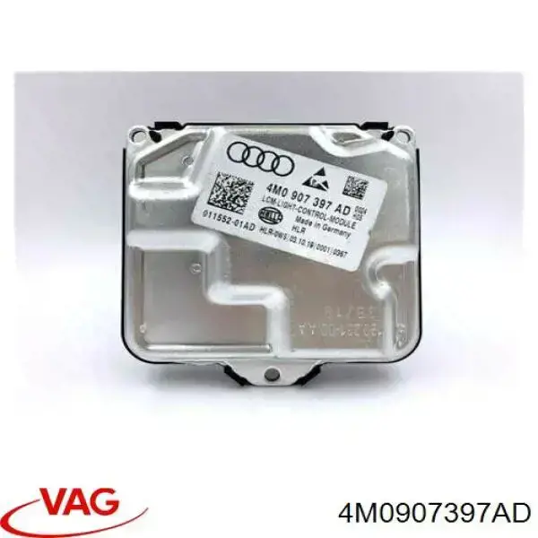 Модуль управления (ЭБУ) светом фар VAG 4M0907397AD