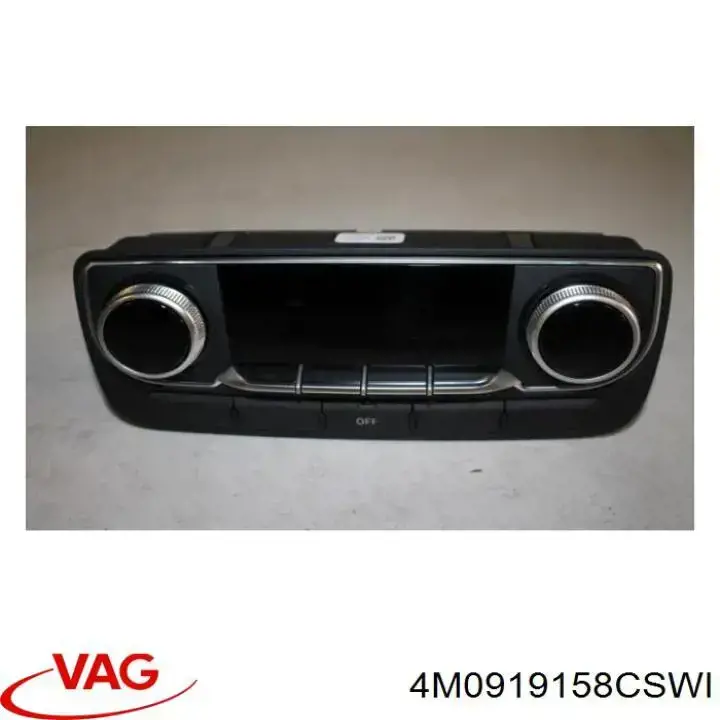 Блок управления кондиционером 4M0919158CSWI VAG