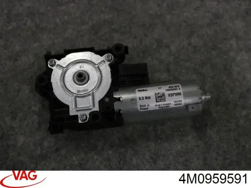 Мотор привода люка 4M0959591 VAG