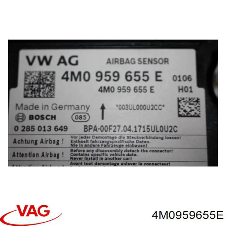  VAG 4M0959655E цена, от 570.12 USD