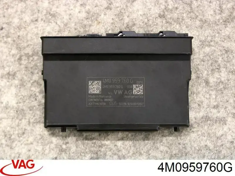 Модуль управления (ЭБУ) переднего сидения VAG 4M0959760G цена, от 38.01 USD