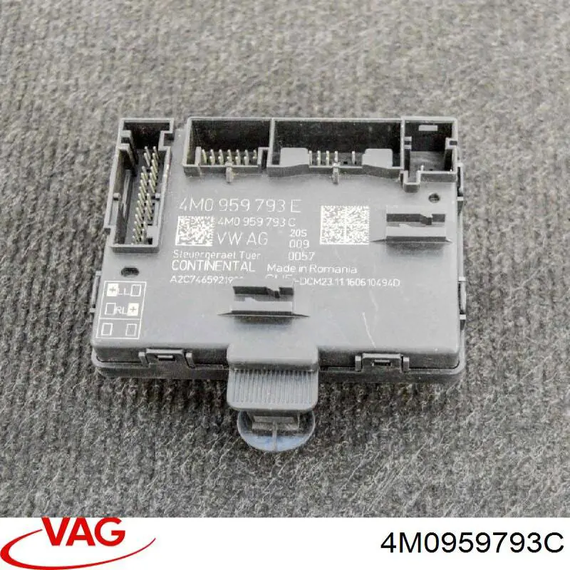 Блок комфорта передней двери 4M0959593D VAG