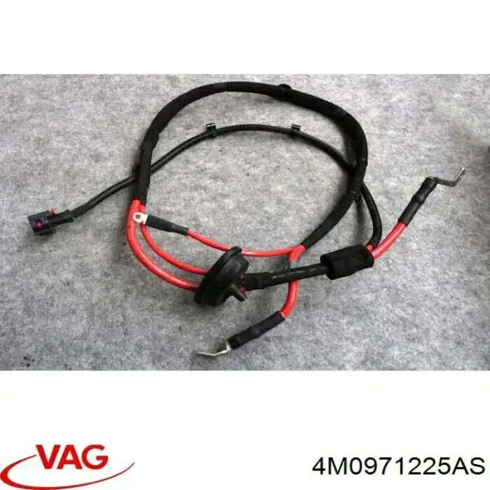Купить 4M0971225AS VAG Кабель положительной клемы аккумулятора (АКБ)