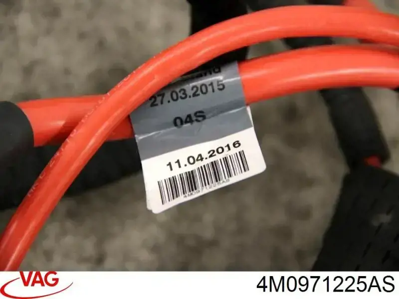 Кабель положительной клемы аккумулятора (АКБ) VAG 4M0971225AS цена, от 63.49 USD