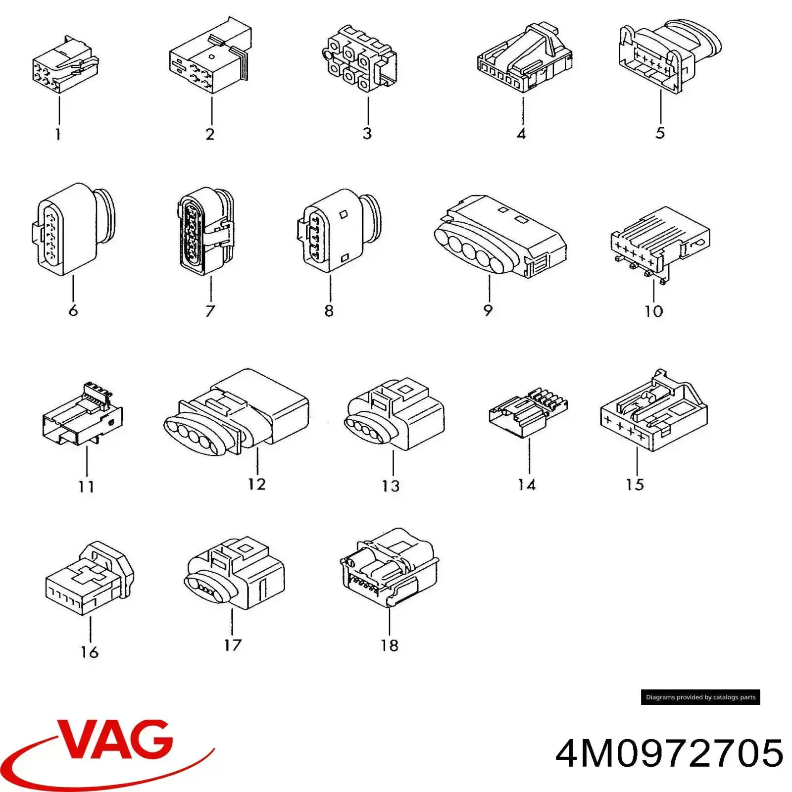 Купить 4M0972705 VAG 