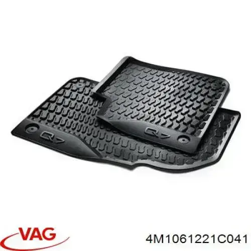 Купить 4M1061221C041 VAG Коврик передний, комплект 2 шт.