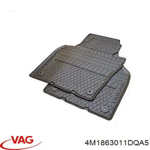 Купить 4M1863011DQA5 VAG Коврики автомобильные