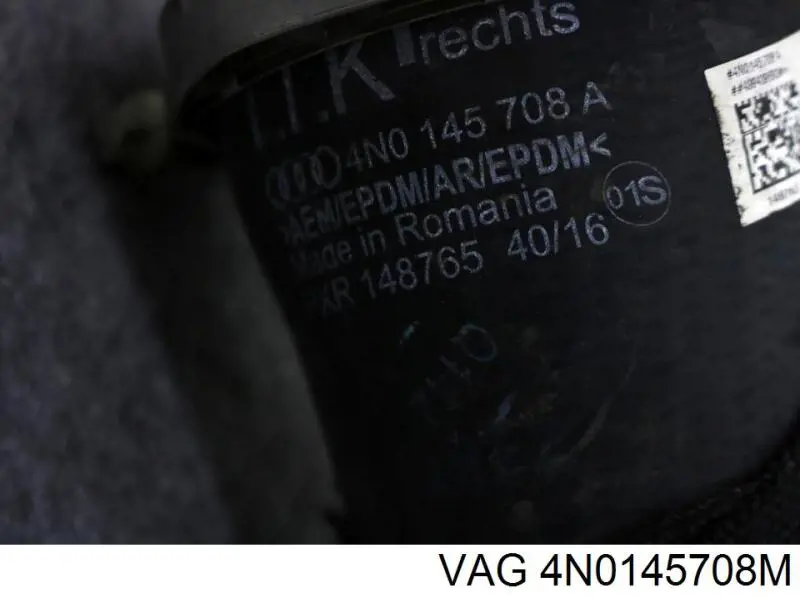 Шланг/патрубок интеркуллера VAG 4N0145708M цена, от 176.05 USD