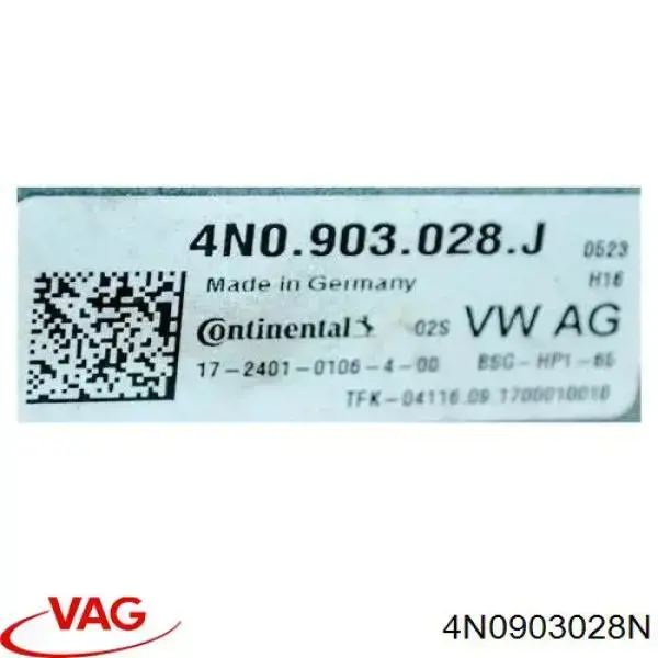 290808002 VAG Генератор автомобильный