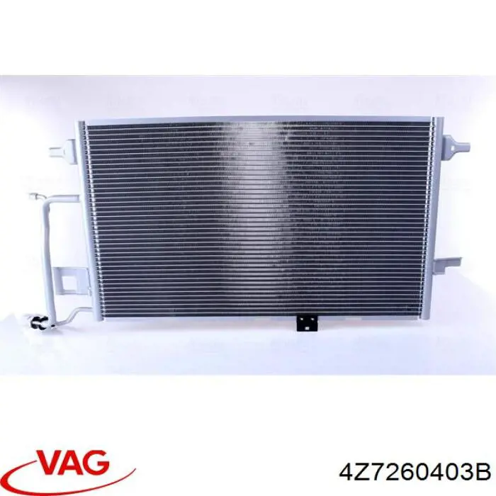 4Z7260403 VAG радиатор кондиционера