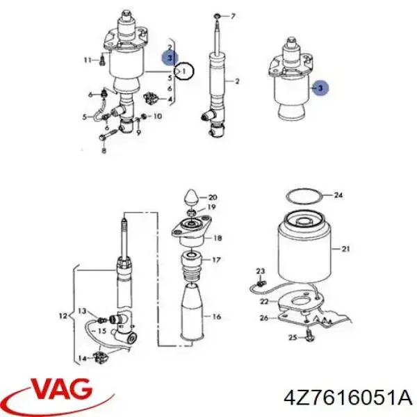 4Z7616051A VAG/Audi