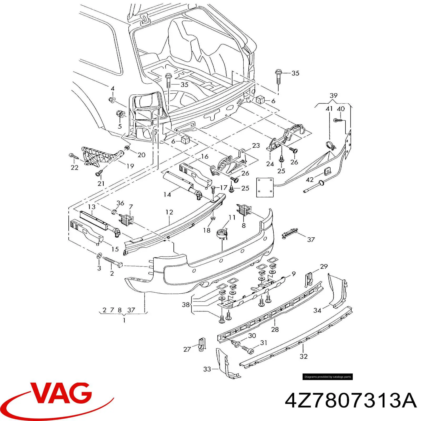  VAG 4Z7807313A цена, от 28.34 USD