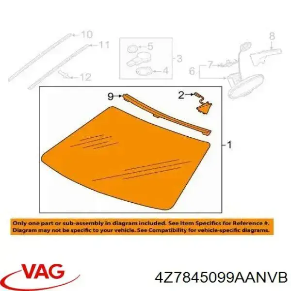 Стекло лобовое XYG GS0014D11 цена, от 93.06 USD