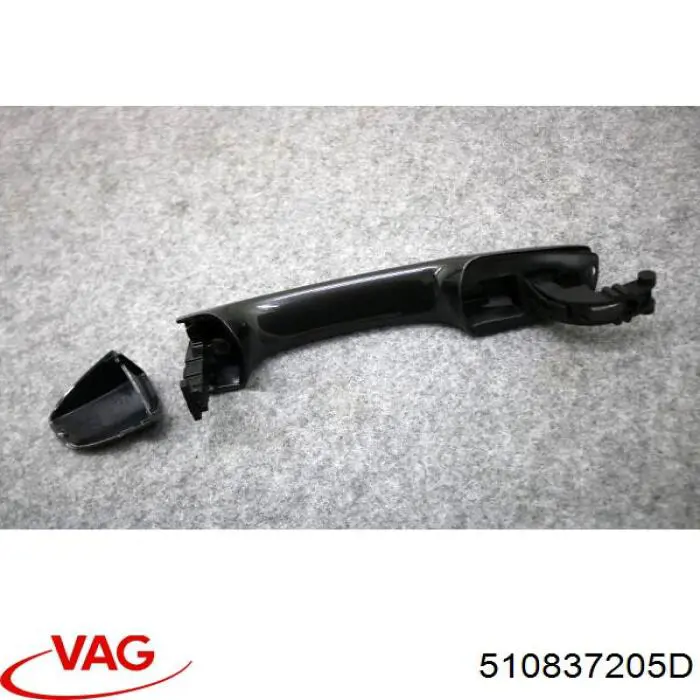 Ручка двери левой наружная передняя/задняя 510837205D VAG