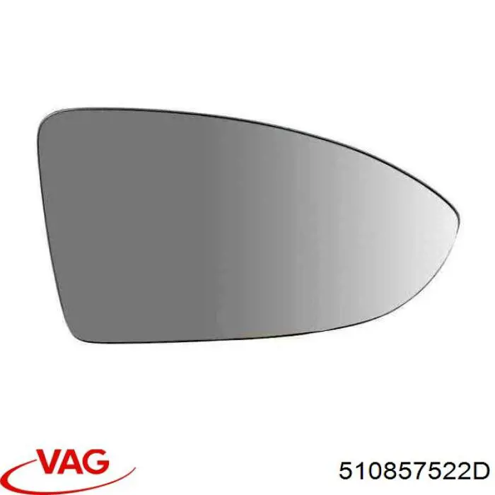 510857522D VAG зеркальный элемент зеркала заднего вида правого
