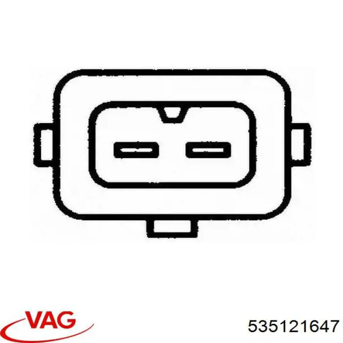 Фланец системы охлаждения 535121647 VAG