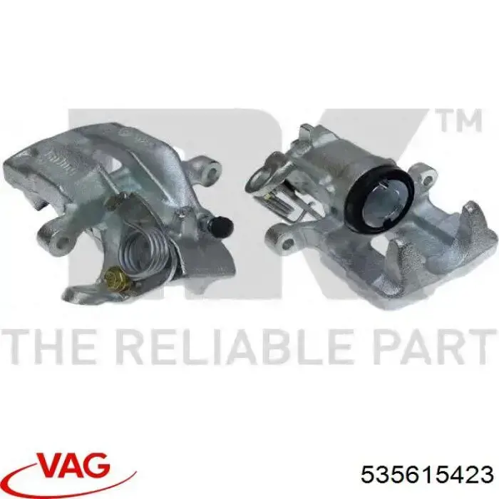 Задний левый суппорт VAG 535615423 цена, от 61.24 USD