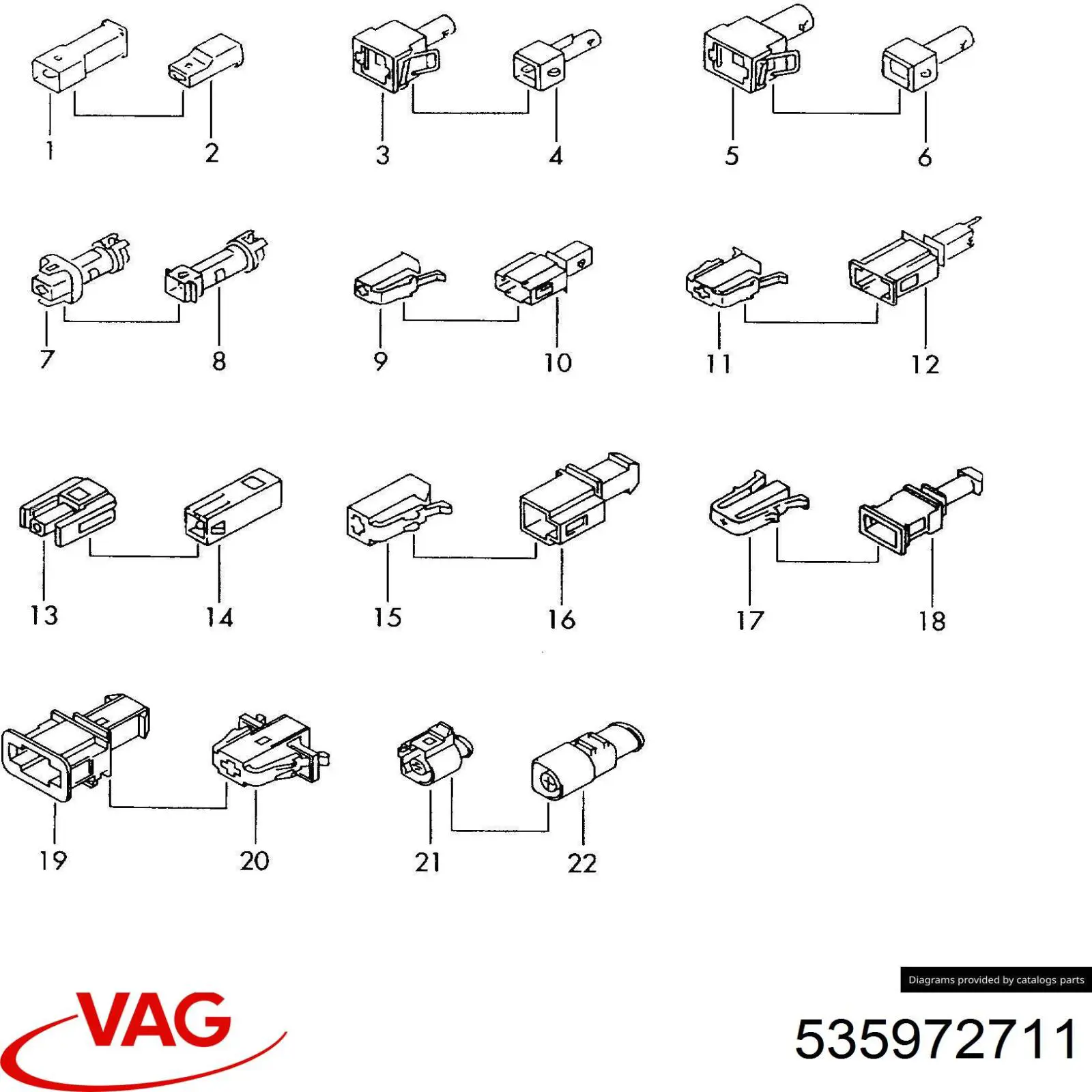  VAG 535972711 цена, от 3.80 USD