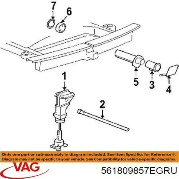 Лючок бензобака 561809857BGRU VAG