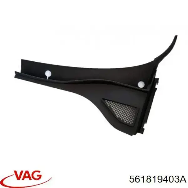 Водосток лобового стекла, жабо VAG 561819403A цена, от 49.66 USD