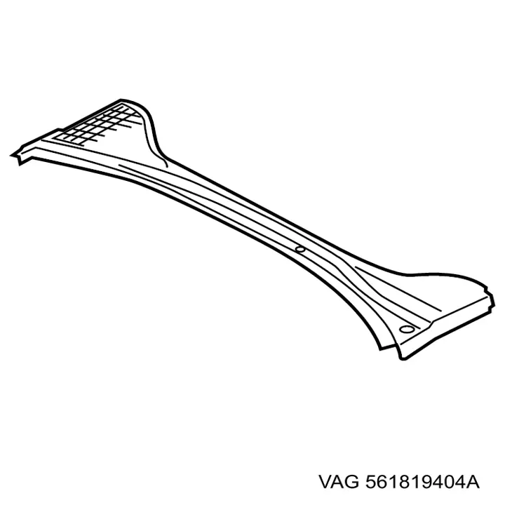 Купить 561819404A9B9REF VAG Водосток лобового стекла, жабо