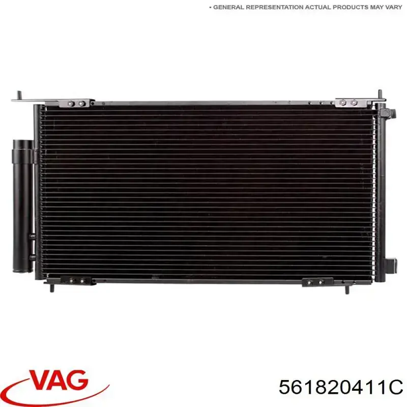 561820411C VAG radiador de aparelho de ar condicionado