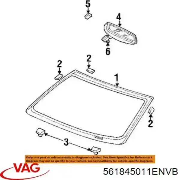 Купить 7407D119 XYG Ветровое стекло