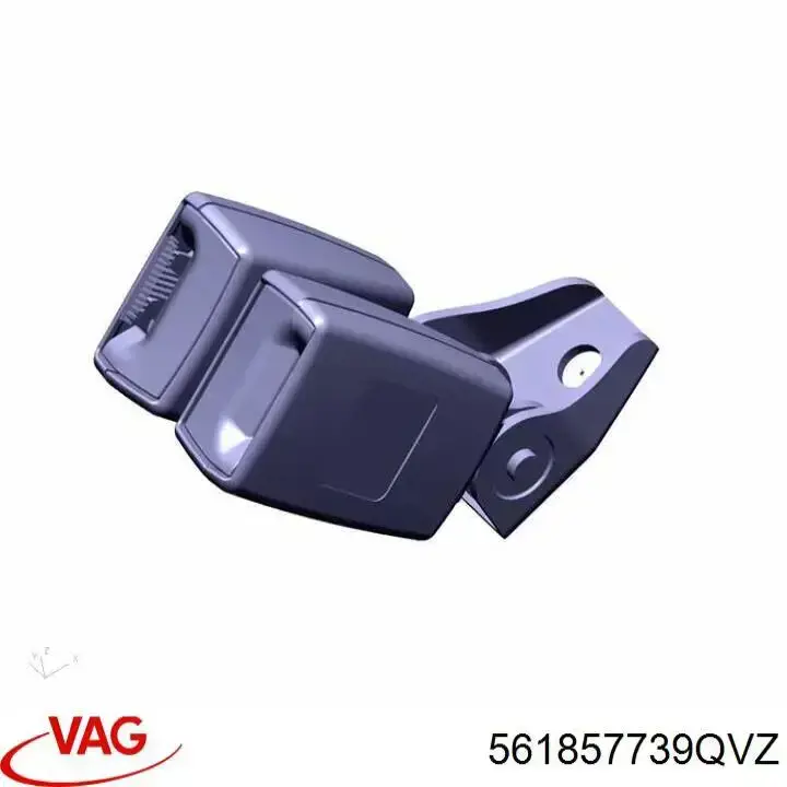 Рычаг фиксации ремня безопасности задний левый VAG 561857739QVZ цена, от 6.32 USD